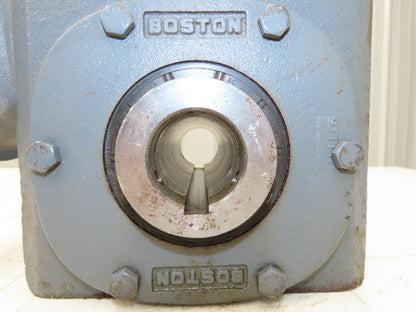 Boston Gear HF72650KVB5HP24 Worm Gearbox 50:1 Reducer 1Hp 35rpm Hollow Shaft 56C