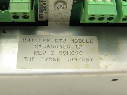 Trane X13650450-17 Chiller CTV Module Rev. Z