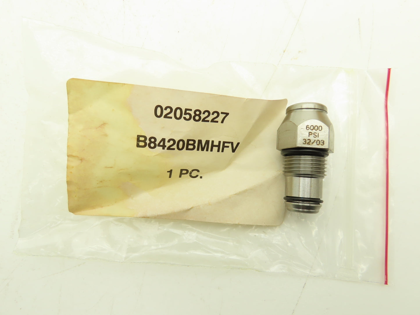 Hydac DFBH3HC30Z3BM1.0/SO104H Hydraulic Filter w/Pressure Indicator B8420BMHFV