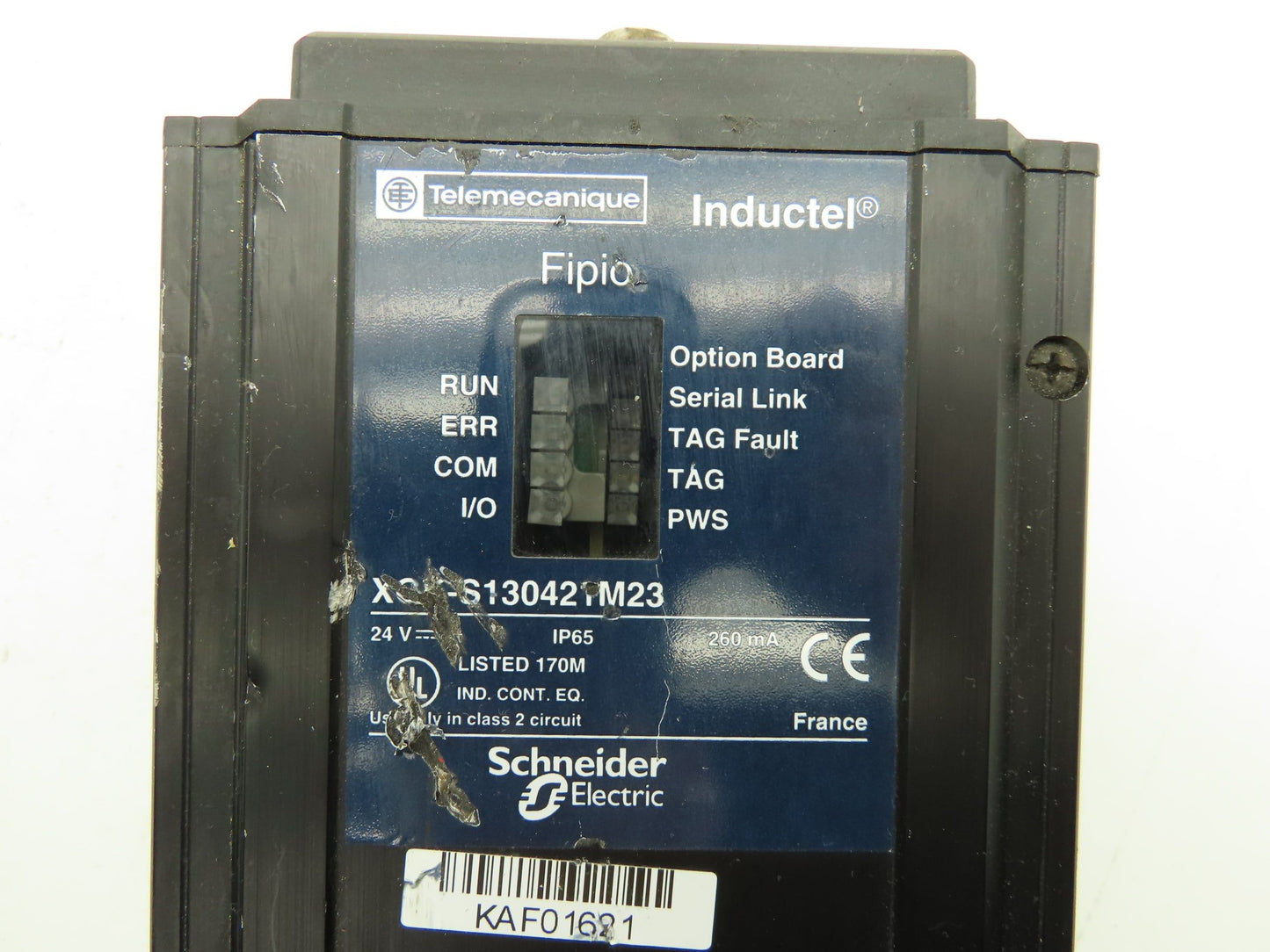 Telemecanique XGK-S130421M23 Inductel Fipio Ethernet Read Write RF Station 24VDC