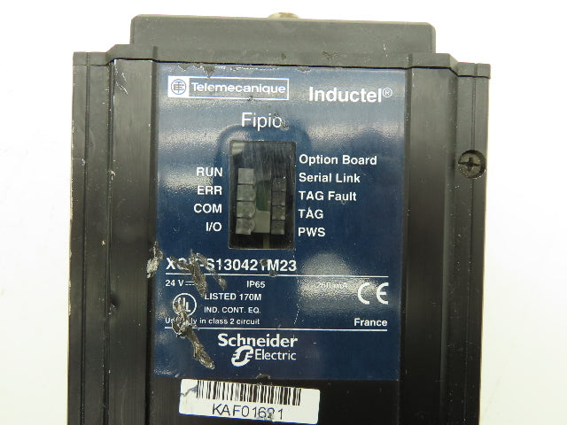 Telemecanique XGK-S130421M23 Inductel Fipio Ethernet Read Write RF Station 24VDC