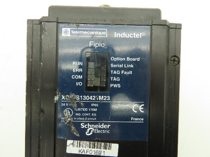 Telemecanique XGK-S130421M23 Inductel Fipio Ethernet Read Write RF Station 24VDC