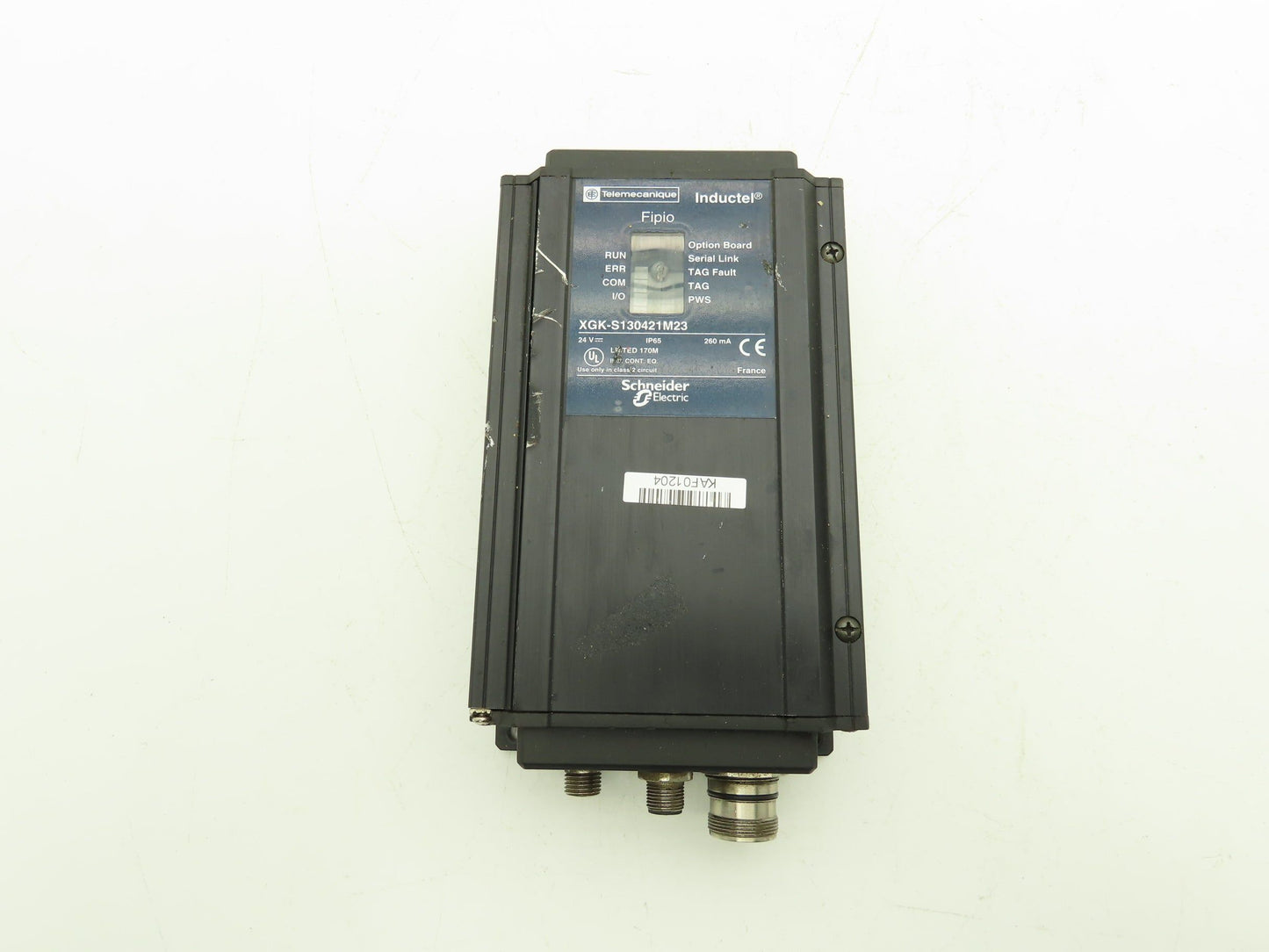 Telemecanique XGK-S130421M23 Inductel Fipio Ethernet Read Write RF Station 24VDC