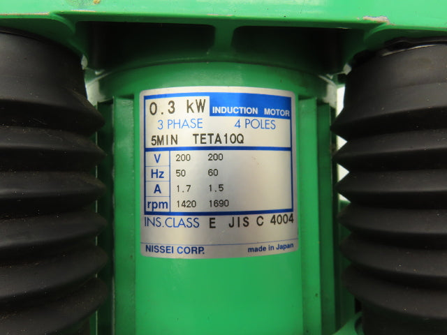 Kyokutoh CD-A-F Welding Auto Tip Dresser .3kw 89rpm 220V 3PH 1:20