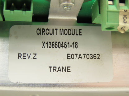 Trane X13650451-18 Circuit Module Rev. Z