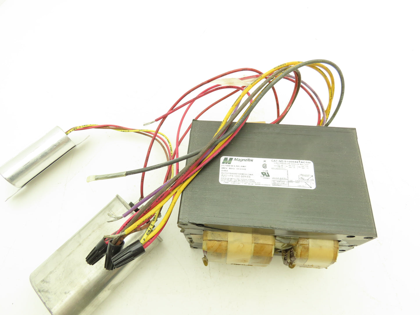 Magnetek S100048TAC5M-500K Sodium Magnetic Light Ballast 1000W S52 Lamp 480V