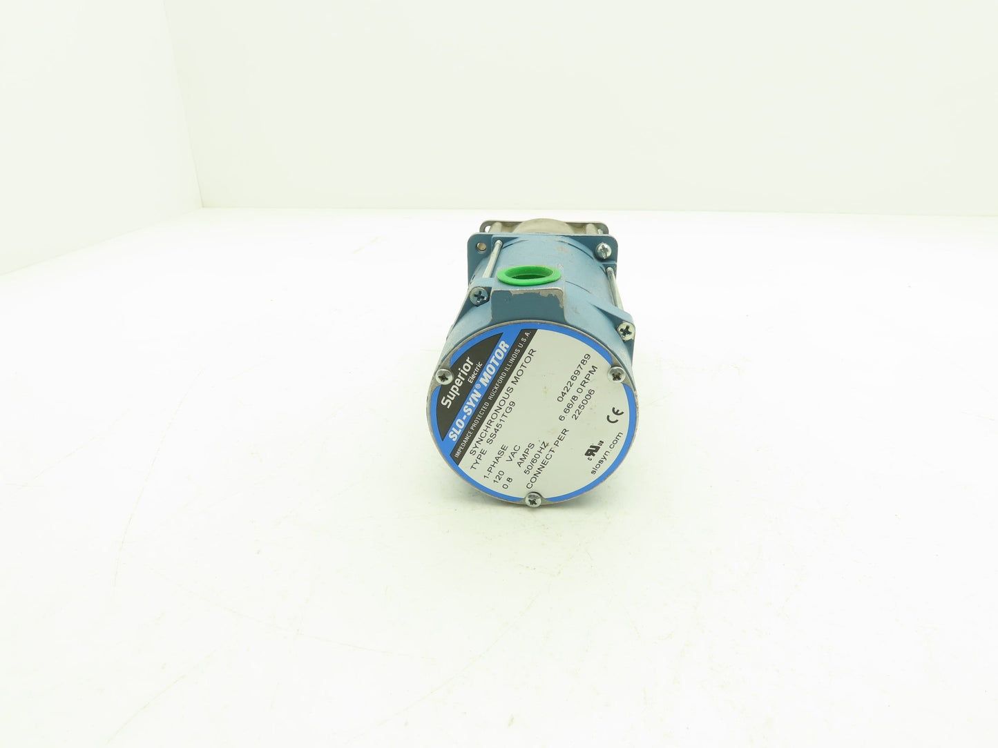 Superior Electric SS451TG9 Slo-Syn Synchronous AC Stepper Motor 120V 1Ph 8 RPM
