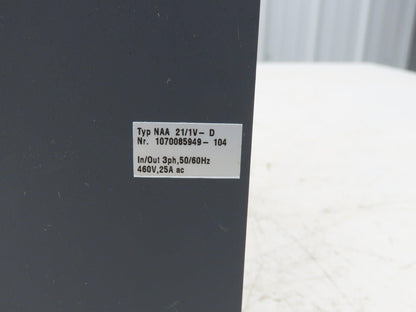 Bosch NAA 21/1V-D Power Feed Unit for Digital Servo Drive 460v 3ph 50/60Hz 25A
