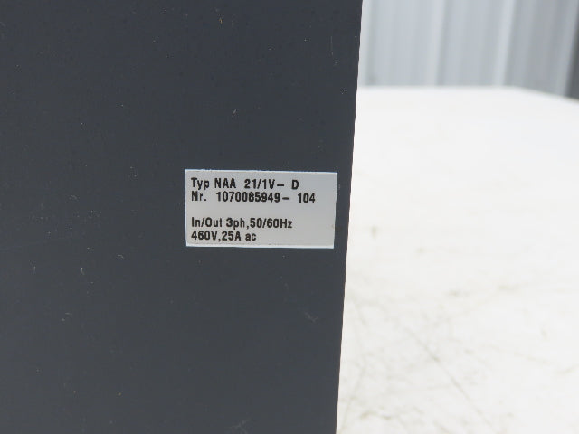 Bosch NAA 21/1V-D Power Feed Unit for Digital Servo Drive 460v 3ph 50/60Hz 25A