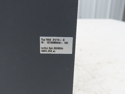 Bosch NAA 21/1V-D Power Feed Unit for Digital Servo Drive 460v 3ph 50/60Hz 25A