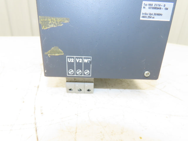 Bosch NAA 21/1V-D Power Feed Unit for Digital Servo Drive 460v 3ph 50/60Hz 25A
