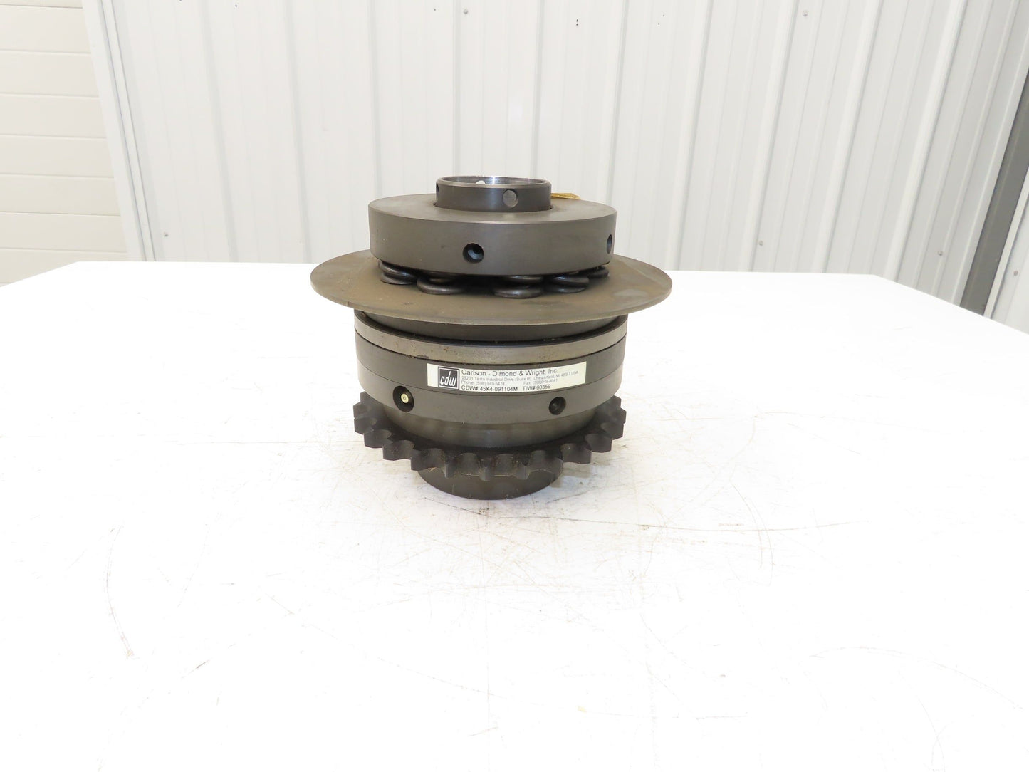 Carlson Dimond & Wright CDW 45K4-091104M Torque Limiter Slip Clutch 1.5" Bore