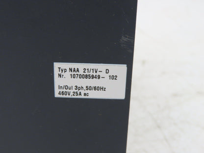 Bosch NAA 21/1V-D Power Feed Unit for Digital Servo Drive 460v 3ph 50/60Hz 25A