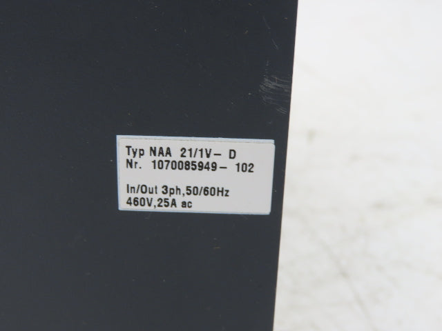 Bosch NAA 21/1V-D Power Feed Unit for Digital Servo Drive 460v 3ph 50/60Hz 25A