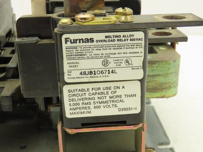 Furnas 14JB108300 Motor Starter 135A 200/230VAC/575VAC 3ph 40/50/100Hp NEMA 4