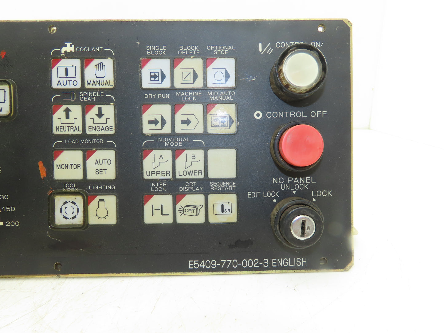 Okuma E5409-770-002-3 HMI Keypad Operator Control Panel With E-Stop