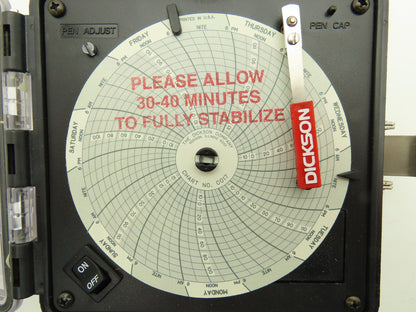 Dickson SK401 Circular Chart Data Temperature Recorder 200+ Charts