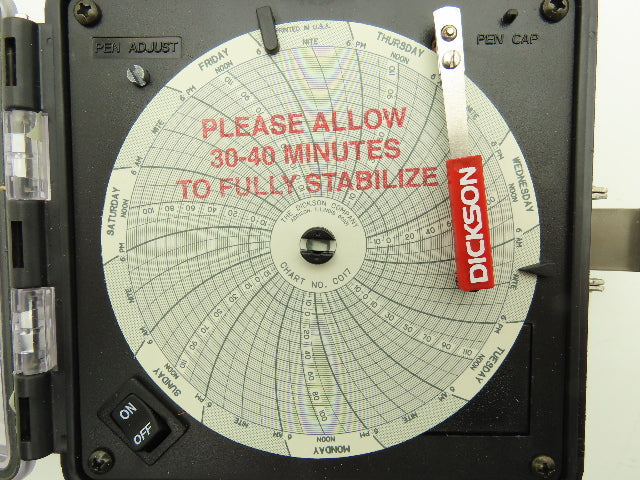 Dickson SK401 Circular Chart Data Temperature Recorder 200+ Charts