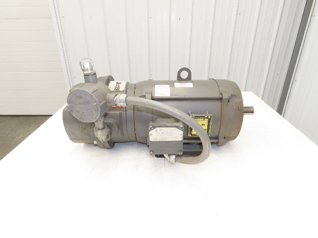 Baldor CBM7027T Brake Motor 3Hp 1725rpm 230/460V 3PH 215TC Hazardous Location