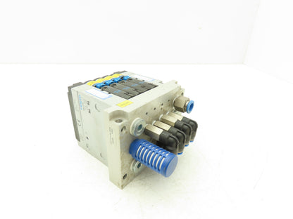 Festo CPV14-GE-ASI-4-Z Pneumatic 4-Station Solenoid Valve Manifold 161360 24VDC