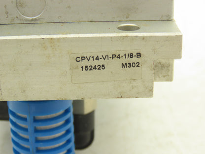 Festo CPV14-GE-ASI-4-Z Pneumatic 4-Station Solenoid Valve Manifold 161360 24VDC