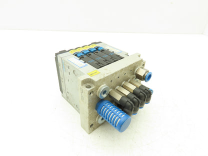 Festo CPV14-GE-ASI-4-Z Pneumatic 4-Station Solenoid Valve Manifold 161360 24VDC