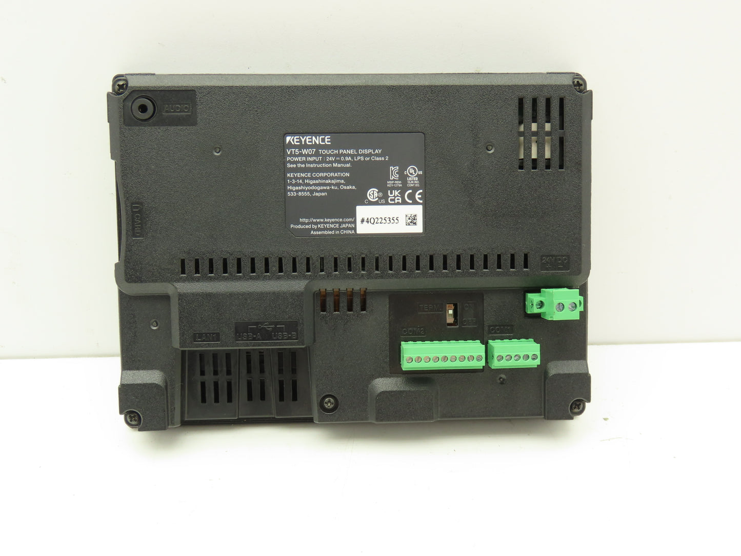 Keyence VT5-W07 Touch Panel Display Interface PLC 24V