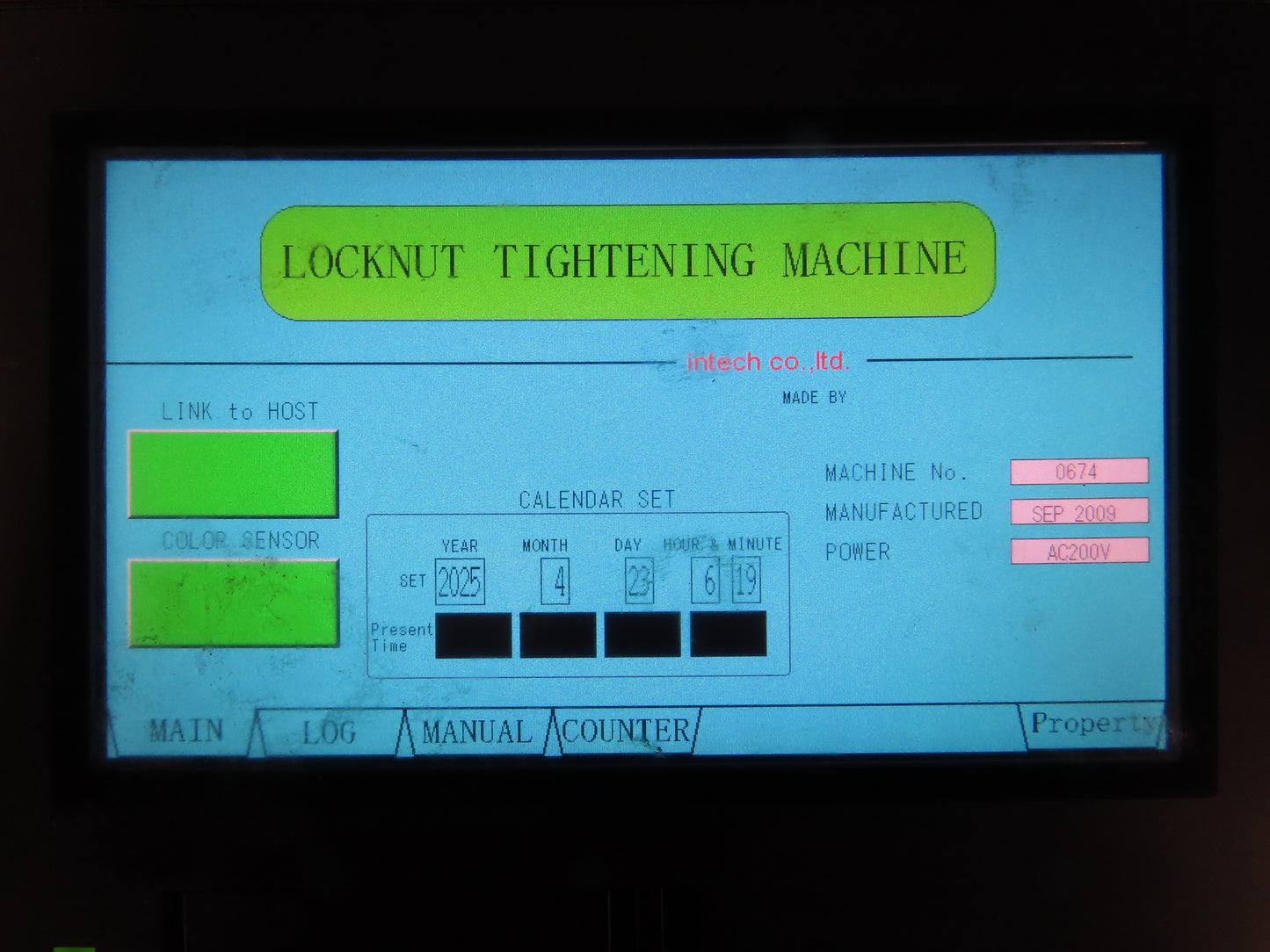 Keyence VT5-W07 Touch Panel Display Interface PLC 24V Nutrunner