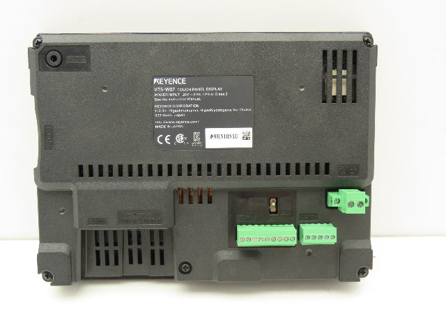 Keyence VT5-W07 Touch Panel Display Interface PLC 24V Nutrunner