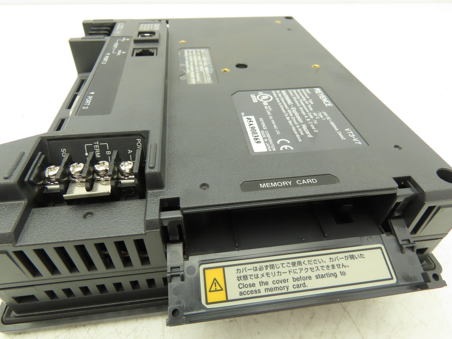 Keyence VT3-V7 7" VGA Color Touch Panel Display Operator Interface PLC 24V