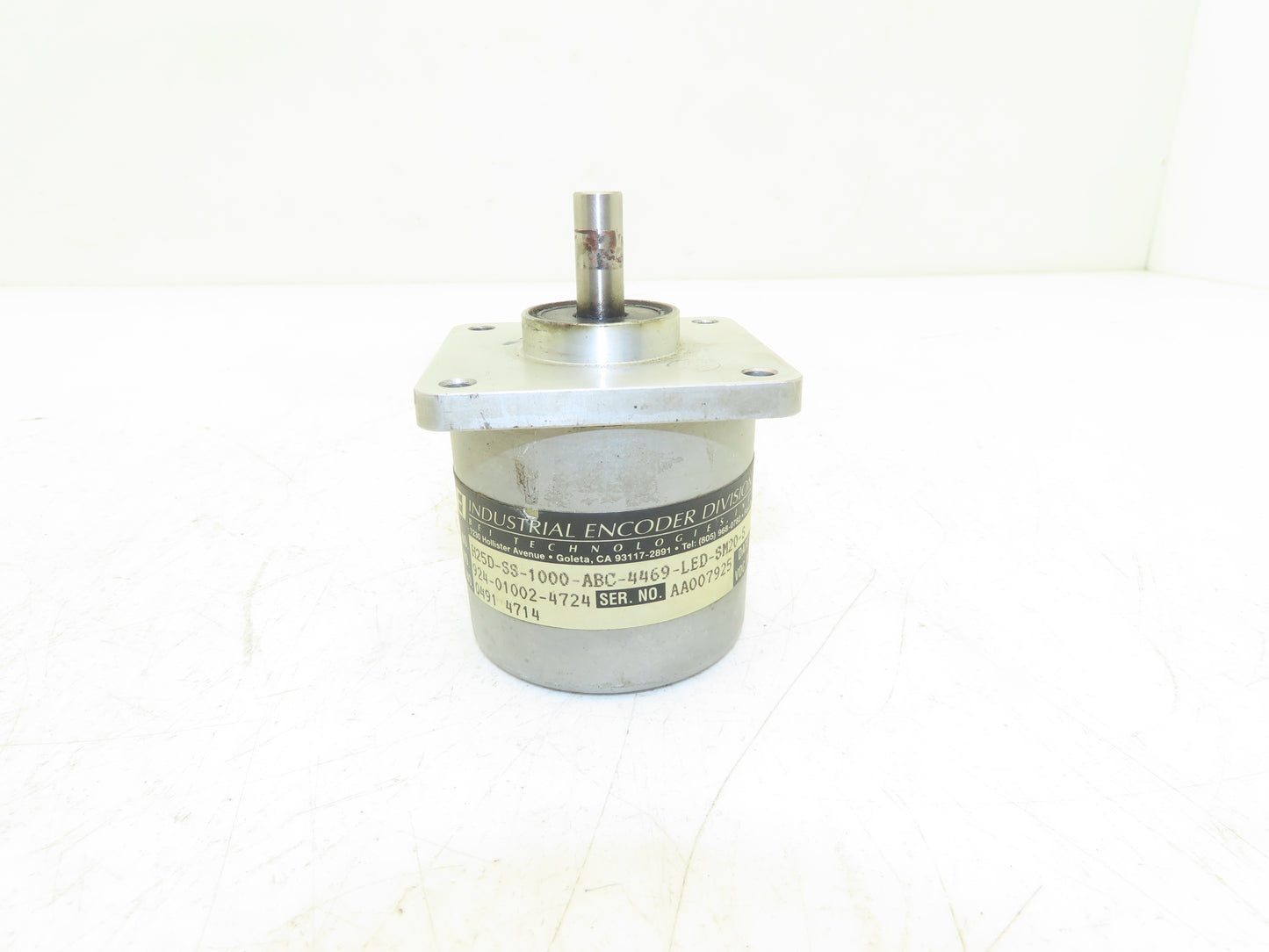 BEI Industrial H25D-SS-1000-ABC-4469-LED-SM20-S Rotary Encoder 3/8" Shaft