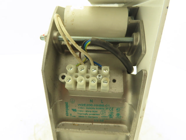 Ebmpapst W2E200-HH86-01 Exhaust Fan 8" 115V 1PH With Bracket