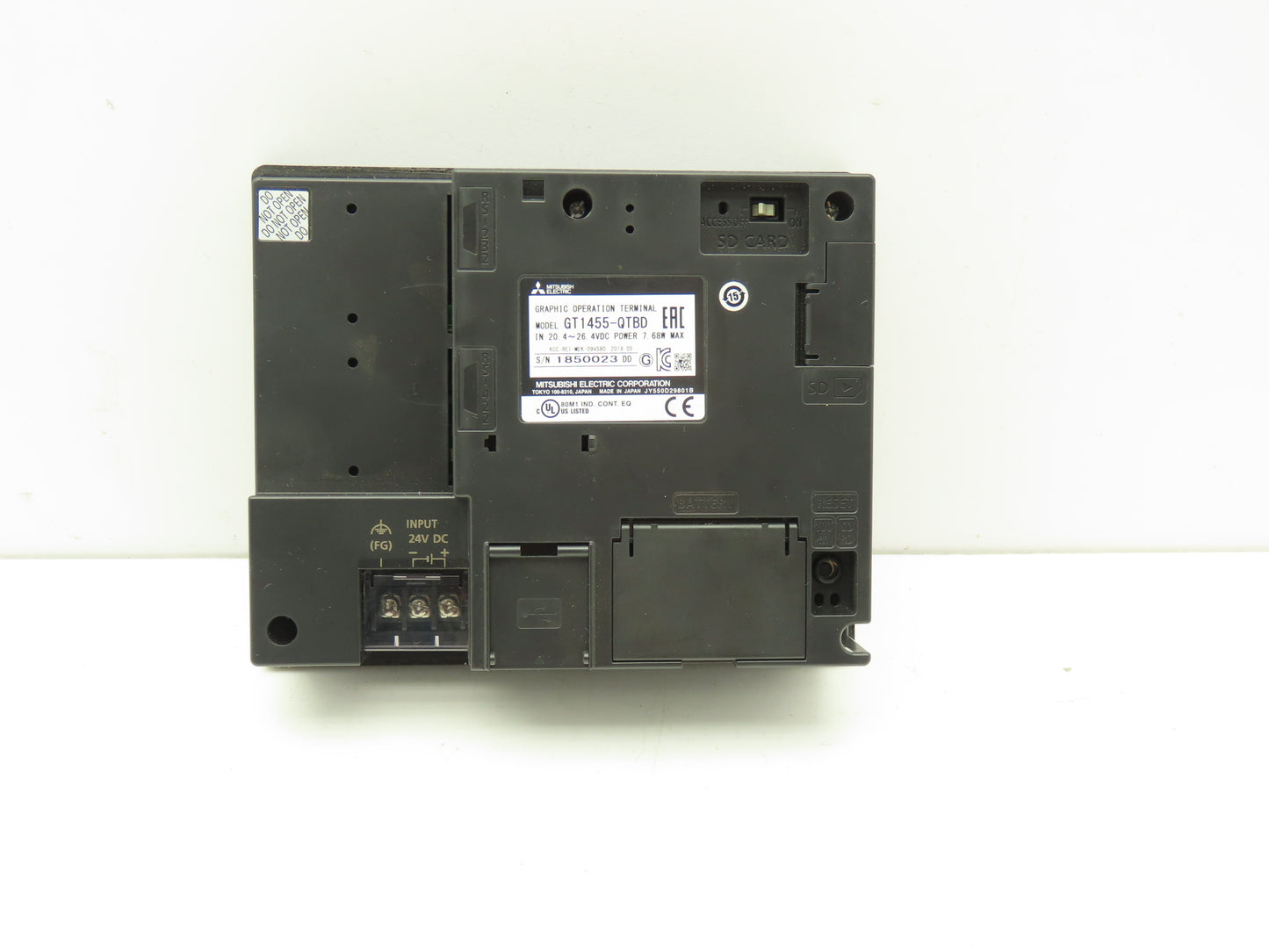 Mitsubishi GT1455QTBD 5.7" VGA Color Touch Panel 320x240p 24vdc Graphic Terminal