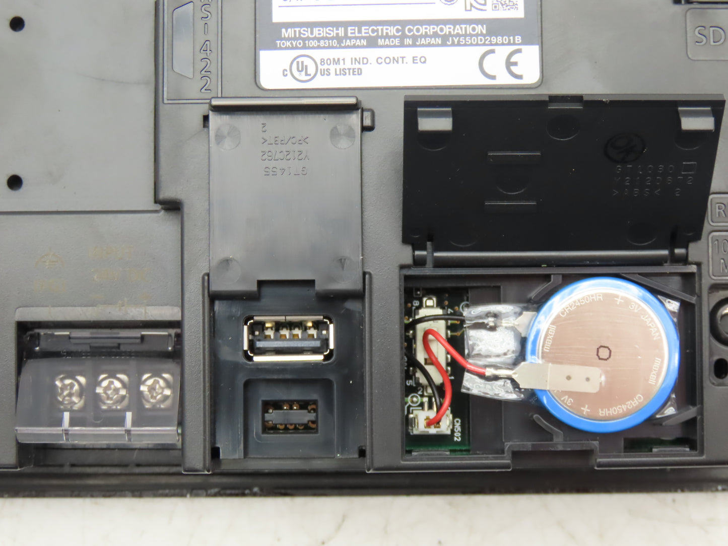 Mitsubishi GT1455QTBD 5.7" VGA Color Touch Panel 320x240p 24vdc Graphic Terminal