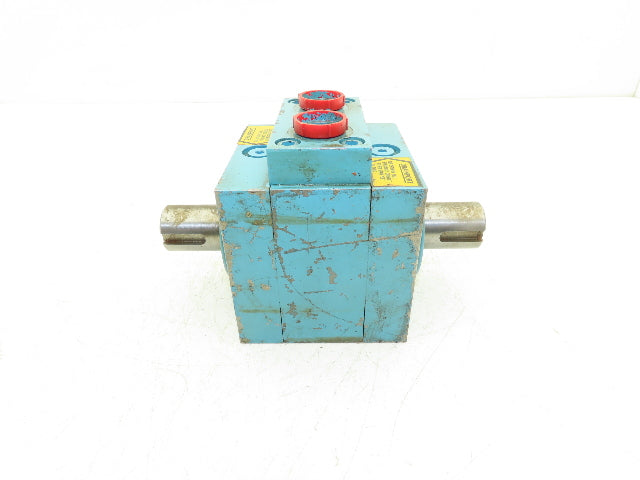 Micro Precision MPR 3-22V-OIL Rotac Hydraulic Rotary Actuator Dual Shaft 1000psi