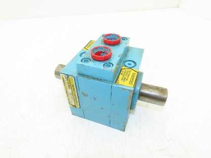 Micro Precision MPR 3-22V-OIL Rotac Hydraulic Rotary Actuator Dual Shaft 1000psi