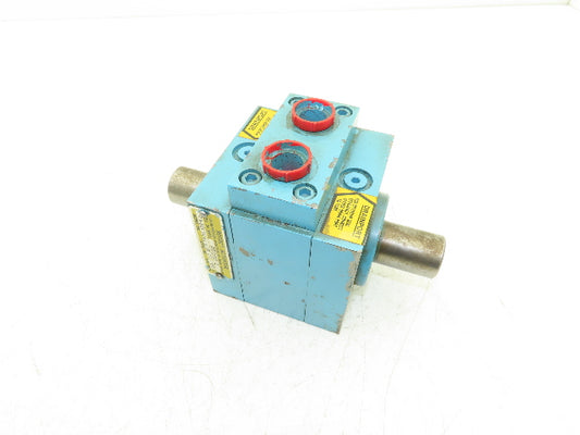 Micro Precision MPR 3-22V-OIL Rotac Hydraulic Rotary Actuator Dual Shaft 1000psi