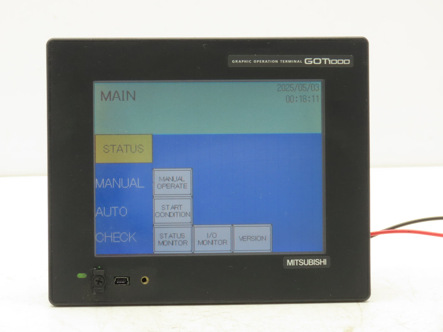 Mitsubishi GT1155QSBD 5.7" VGA Color Touch Panel 320x240p 24vdc Graphic Terminal