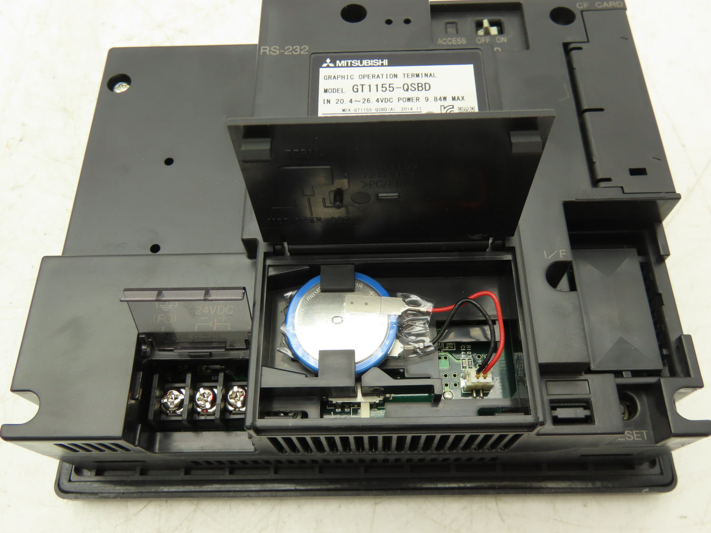 Mitsubishi GT1155QSBD 5.7" VGA Color Touch Panel 320x240p 24vdc Graphic Terminal