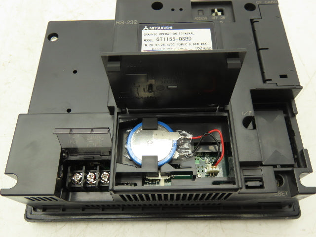 Mitsubishi GT1155QSBD 5.7" VGA Color Touch Panel 320x240p 24vdc Graphic Terminal