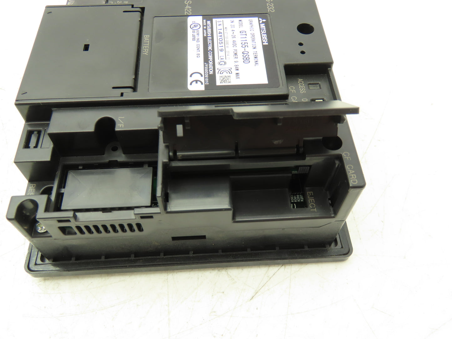 Mitsubishi GT1155QSBD 5.7" VGA Color Touch Panel 320x240p 24vdc Graphic Terminal