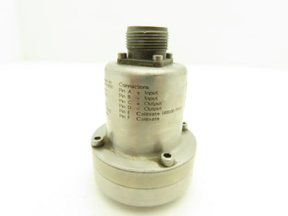 Viatran 1042AU2BRA20 Pressure Transducer 500 PSIG 15 VDC