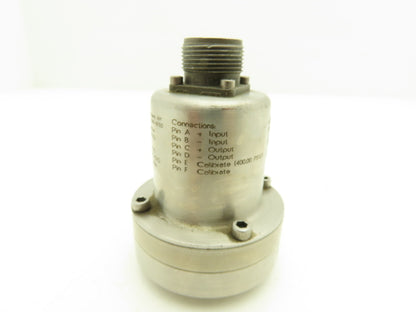 Viatran 1042AU2BRA20 Pressure Transducer 500 PSIG 15 VDC