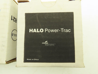 Cooper HALO Power-Trac Gimbal Ring Low Voltage Brass For MR16 Lot of 4