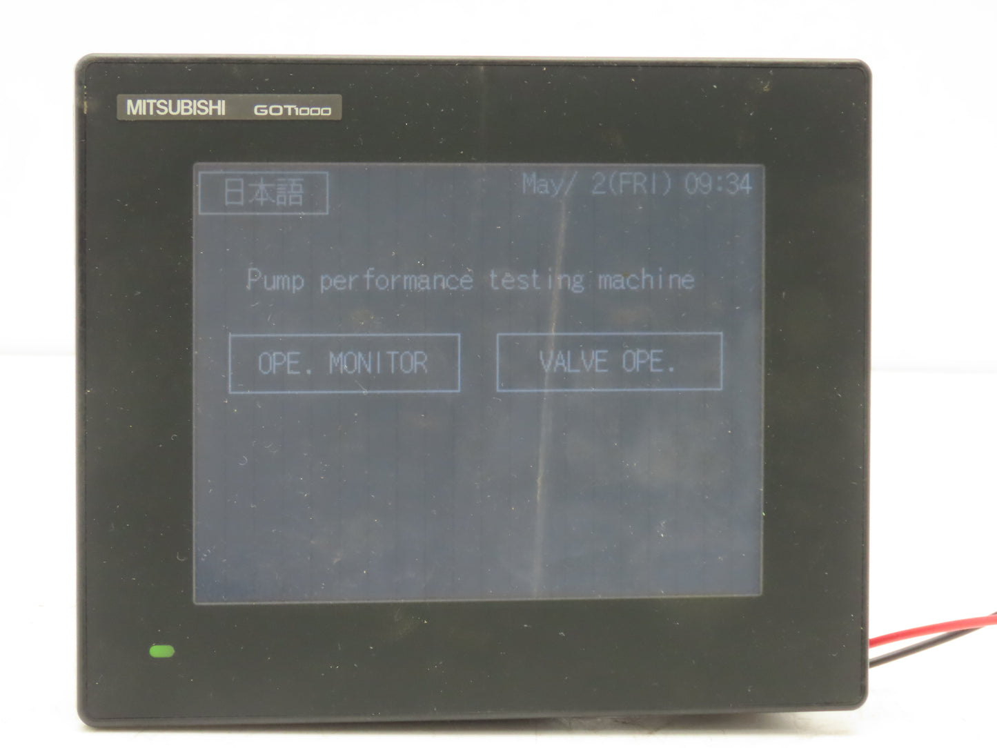 Mitsubishi GT1055QSBD 5.7" VGA Color Touch Panel 320x240p 24vdc Graphic Terminal