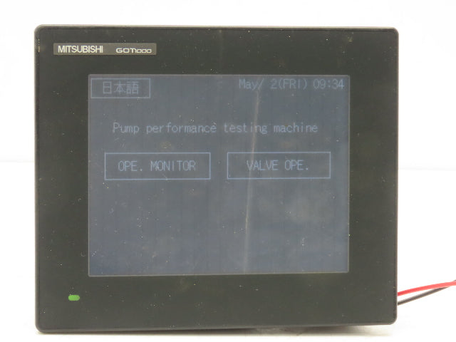 Mitsubishi GT1055QSBD 5.7" VGA Color Touch Panel 320x240p 24vdc Graphic Terminal