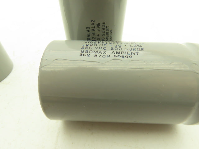 Mepco/Centralab 3186FE192T250ALA2 Capacitor 1900 uF 250 VDC 85C Lot of 5