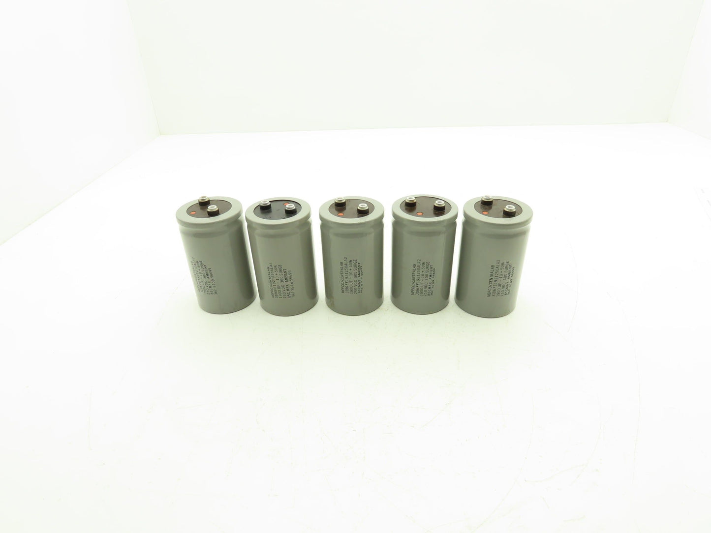 Mepco/Centralab 3186FE192T250ALA2 Capacitor 1900 uF 250 VDC 85C Lot of 5