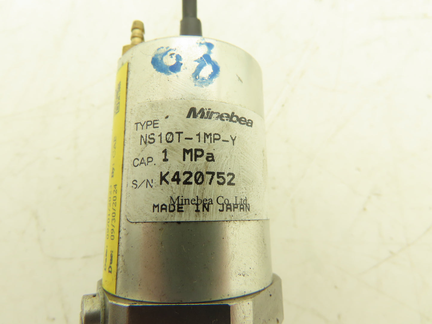 Minebea NS10T-1MP-Y Pressure Transducer Sensor 1MPa 3/8" NPT