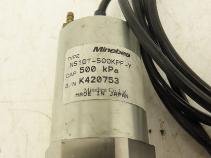 Minebea NS10T-500KPF-Y Pressure Transducer Sensor 500kPa 3/8" NPT